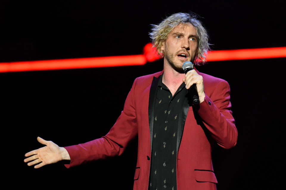 Seann Walsh performing during the Teenage Cancer Trust comedy night, at the Royal Albert Hall, London. Picture date: Wednesday March 27, 2019. Photo credit should read: Matt Crossick/Empics