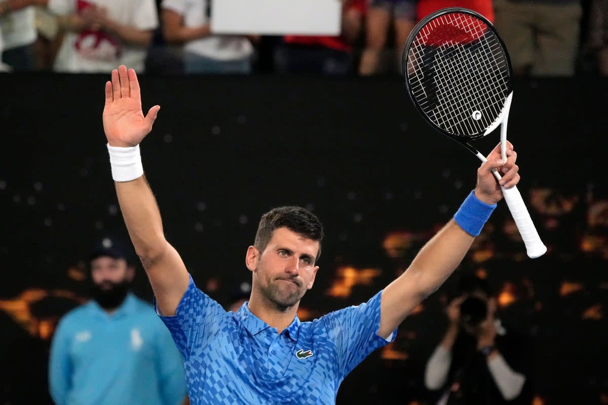 Novak Djokovic was on song against Alex De Minaur (Aaron Favila/AP) (AP)