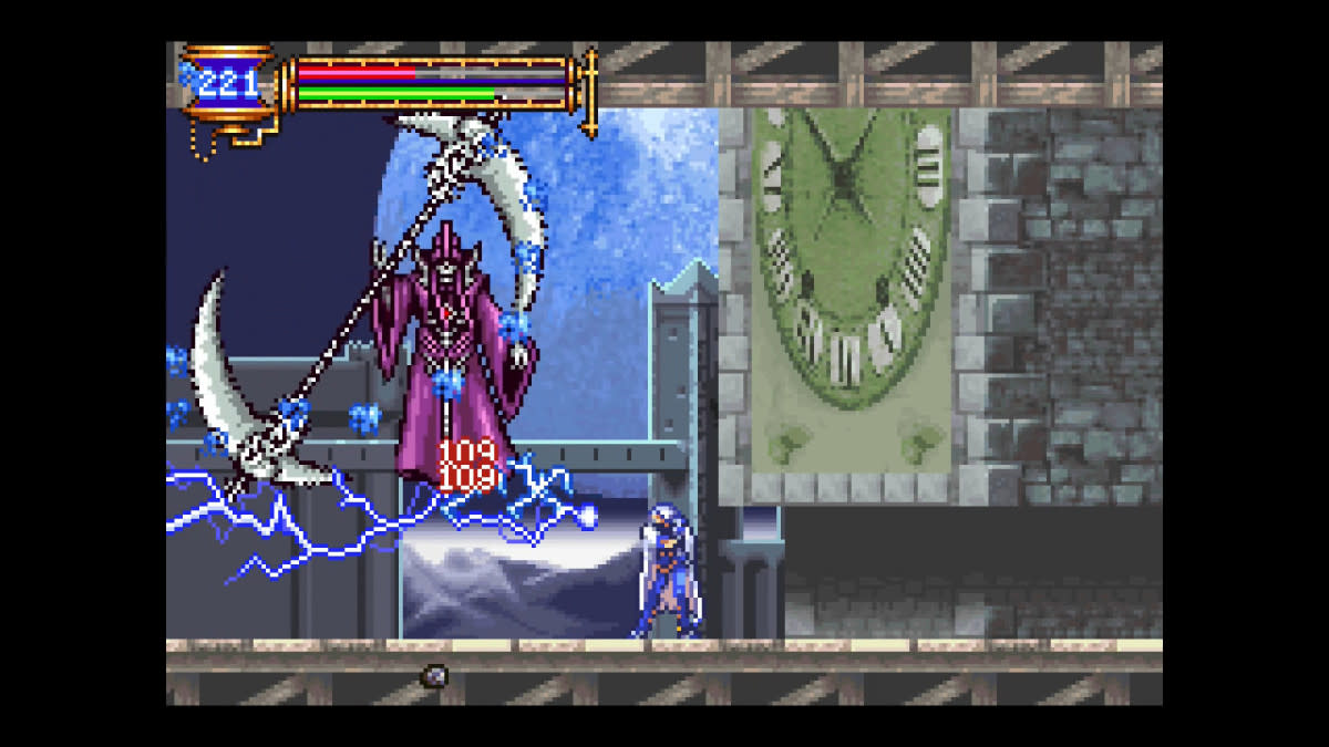 Aria of Sorrow is available in the Castlevania Advance Collection.<p>Konami</p>