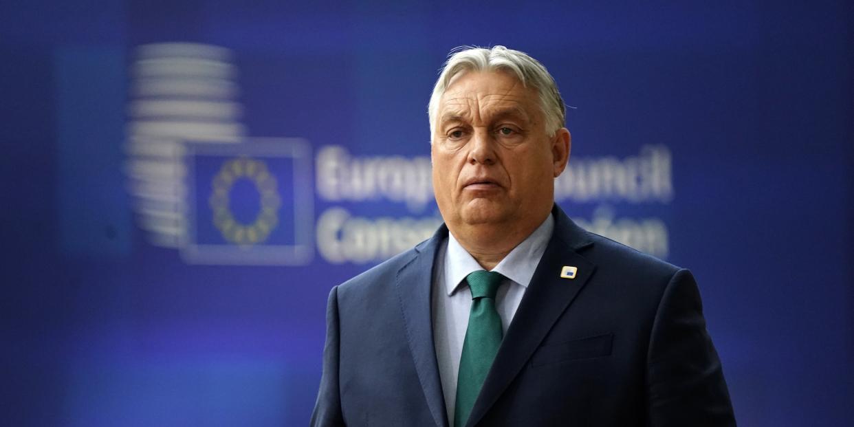 Der ungarische Ministerpräsident Viktor Orban.<span class="copyright">Pier Marco Tacca/Kontributor/Getty Images</span>