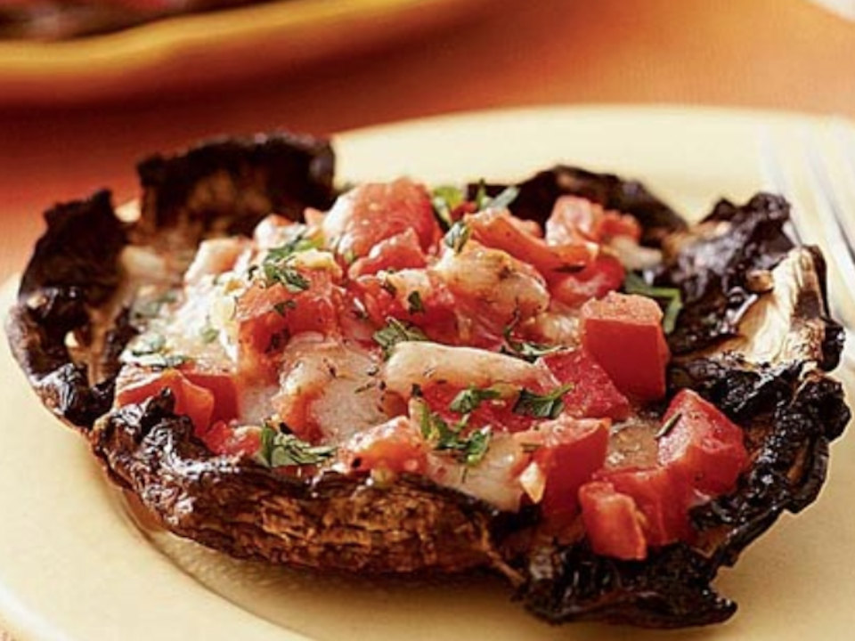 Grilled Stuffed Portobello Mushrooms