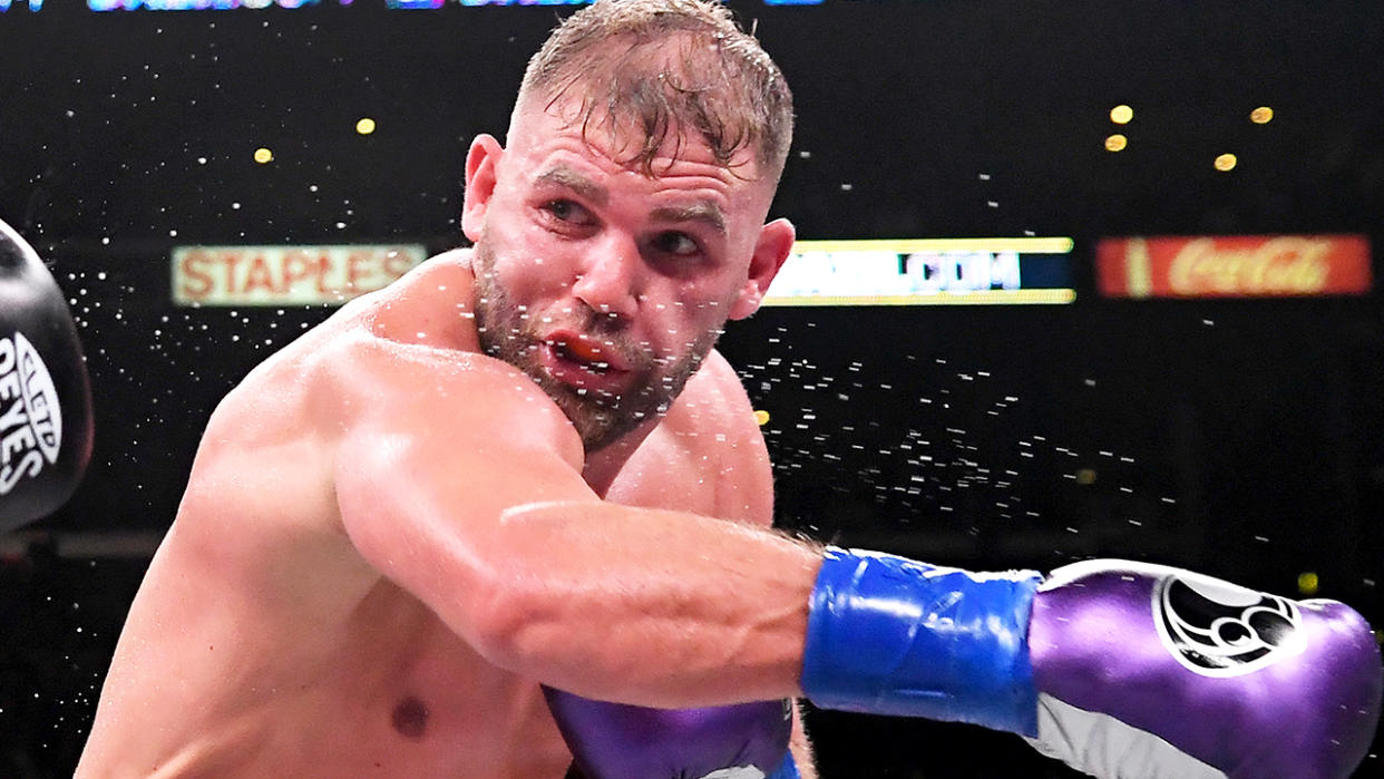 WBO World Super-Middleweight champion Billy Joe Saunders has apologised for publishing a video in which he advises men how to hit their partners during self-isolation. (Photo by Jayne Kamin-Oncea/Getty Images)