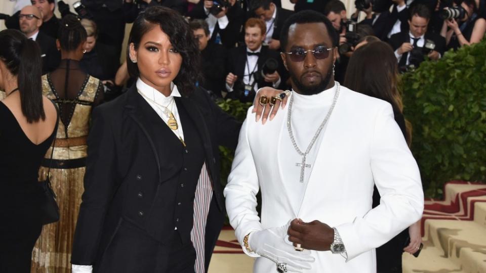 (Left to right) Cassie Ventura and Sean “Diddy” Combs attend the Heavenly Bodies: Fashion & The Catholic Imagination Costume Institute Gala at The Metropolitan Museum of Art on May 7, 2018, in New York City. (Photo by John Shearer/Getty Images for The Hollywood Reporter)