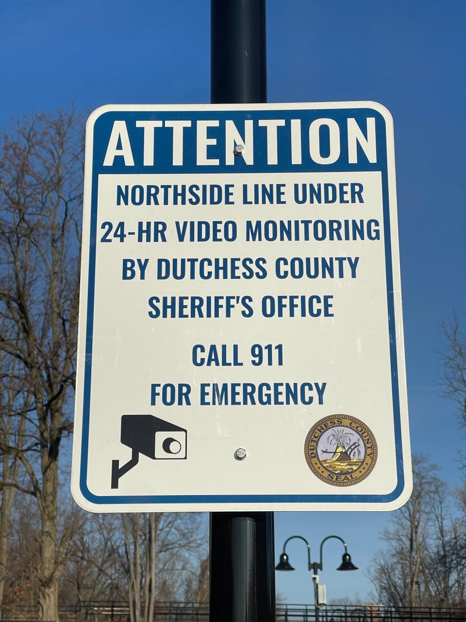 Video monitoring sign on MJM Northside Line