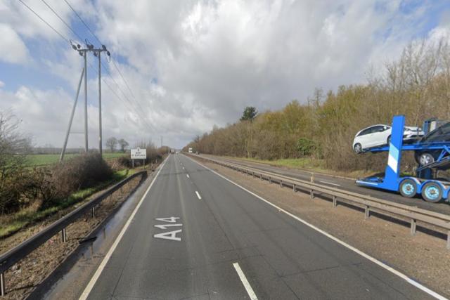 Flooding sees A14 closed for a number of hours