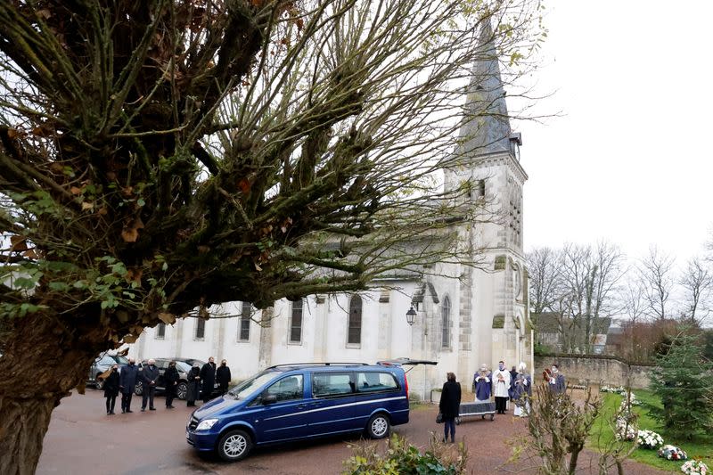 Funeral of late former French President Valery Giscard d'Estaing in Authon