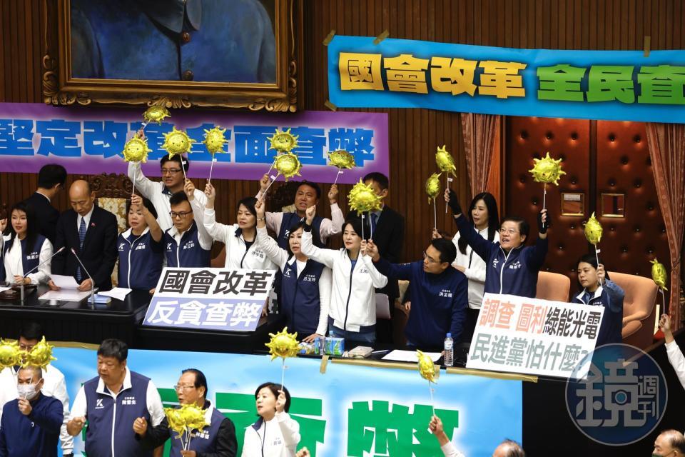 立法院昨日在國民黨及民眾黨人數壓制下三讀通過「立法院職權行使法修正案」。