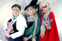 <p>Cosplayers dressed as characters from <em>Dungeons and Dragons</em> at Comic-Con International on July 20 in San Diego. (Photo: Mario Tama/Getty Images) </p>