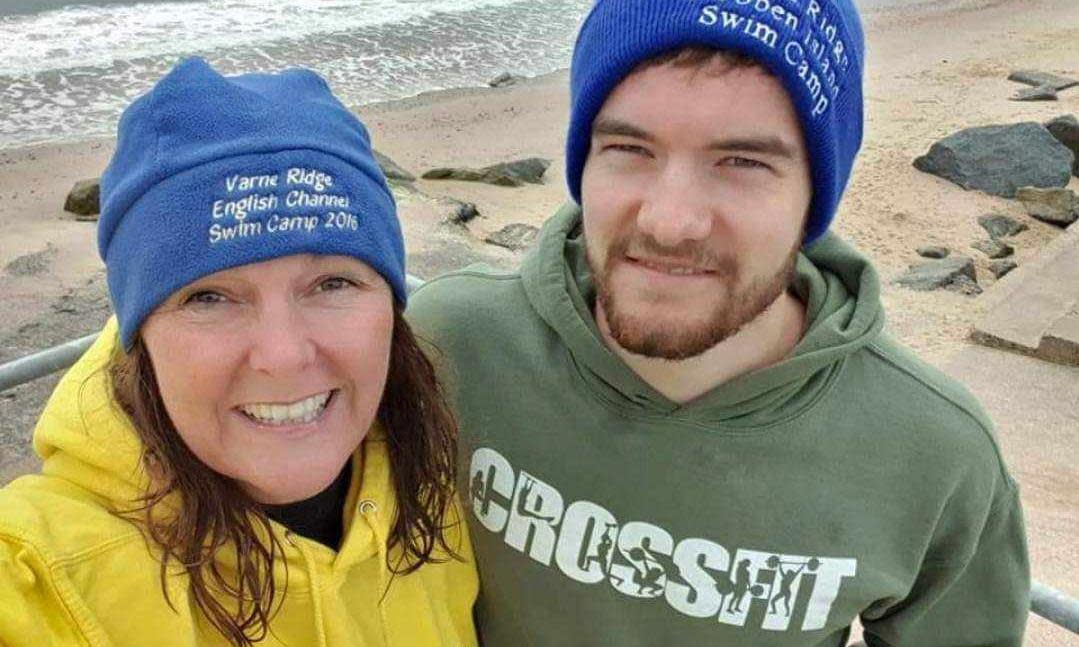 <span>Connor MacKenzie Clark with his mother, Tracey.</span><span>Photograph: Family handout/family handout</span>