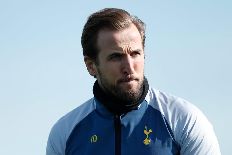 Harry Kane returned to Tottenham group training on Tuesday  (Tottenham Hotspur FC via Getty Images)