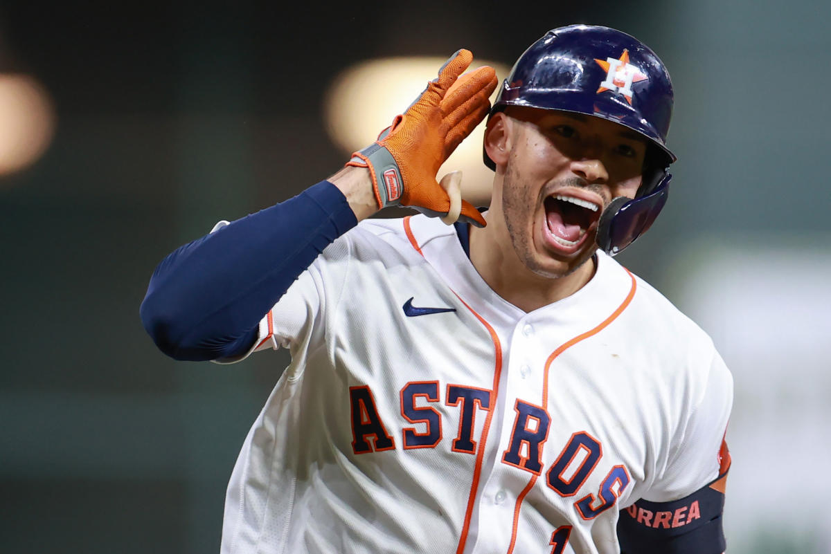 Carlos Correa doesn't hide from the Astros sign-stealing scandal. He defies  it to define him