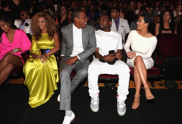 Kim Kardashian, Kanye West, Beyonce, & Jay-Z — BET Awards’ Fearsome Foursome