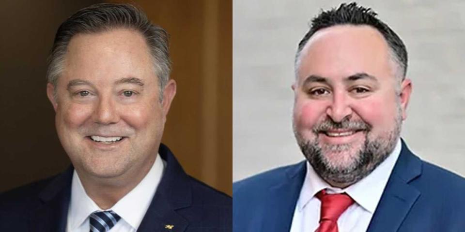 Dave Butler, Left, A Former Rocklin City Councilman, And Mike Murray, A Campaign Manager For Kevin Kiley, Are Running For Placer County’s 3Rd District Supervisor Seat.