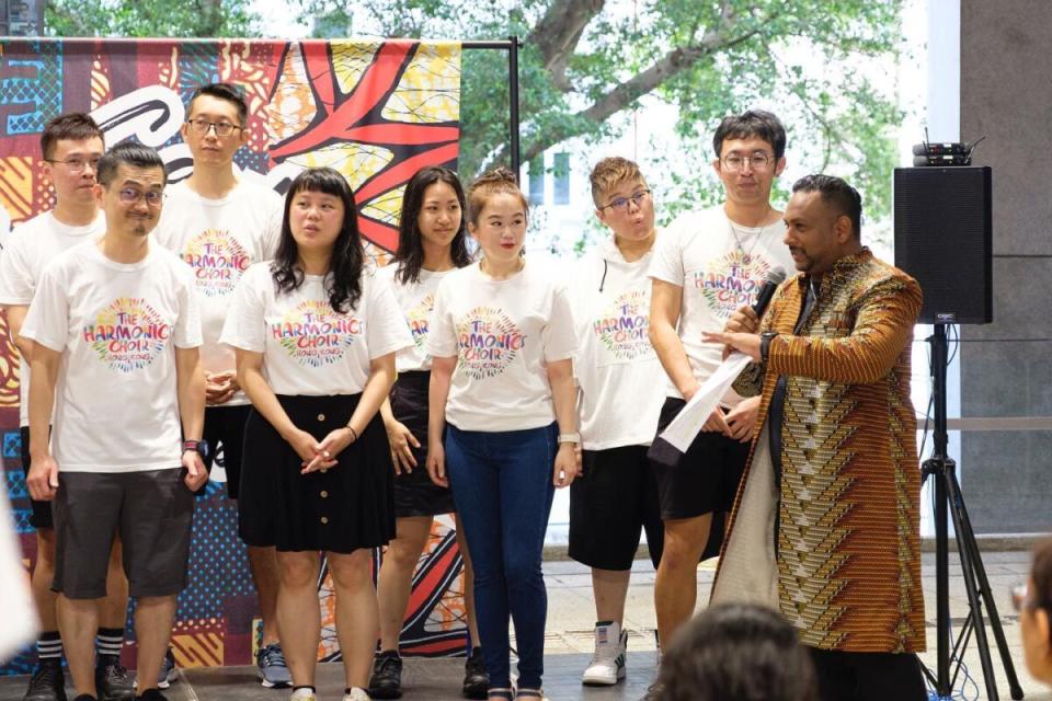 The Harmonics Choir 今年６月的World Refugee Day在PMQ演出