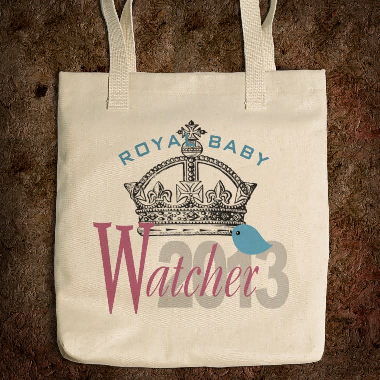 Royal Baby Watcher tote bag