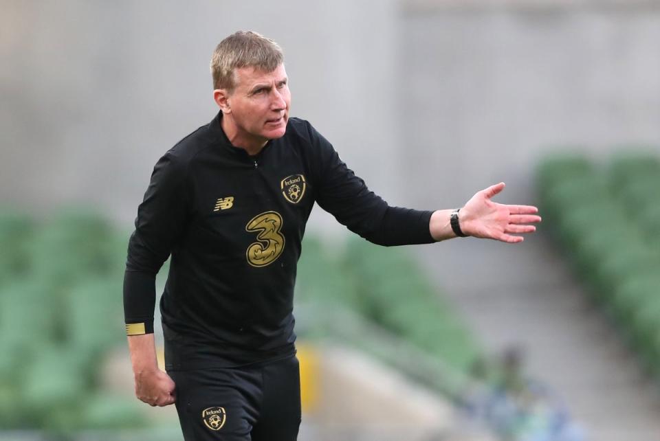 Stephen Kenny will not simply unleash his young speed merchants against Armenia (Niall Carson/PA) (PA Archive)