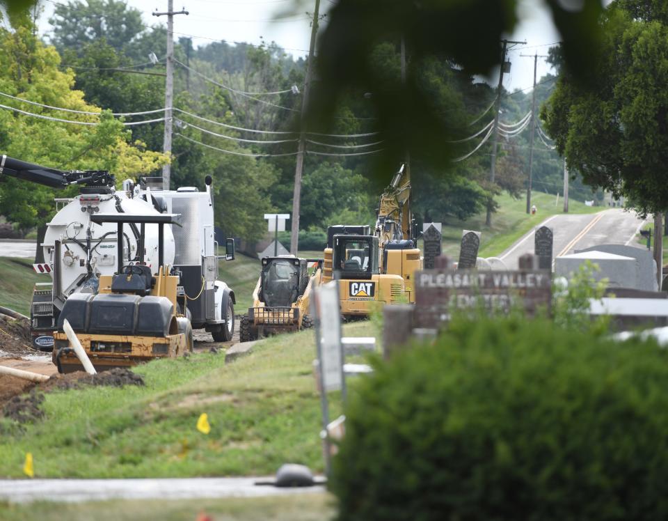 Construction is underway on a roundabout at Pittsburg Avenue and Mount Pleasant Street NW in Jackson Township. Stark County Engineer Keith Bennett said work, which started earlier this week, is scheduled to be completed by Nov. 1.