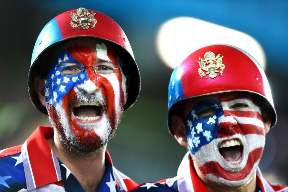 United States soccer fans at the World Cup