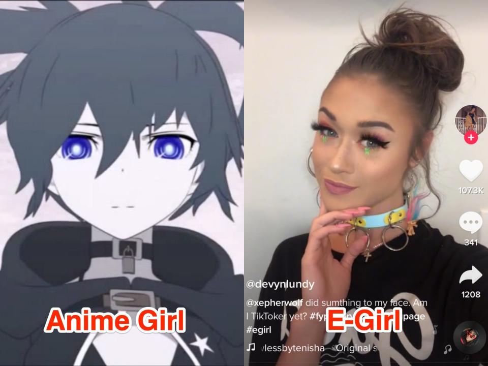 anime e-girl