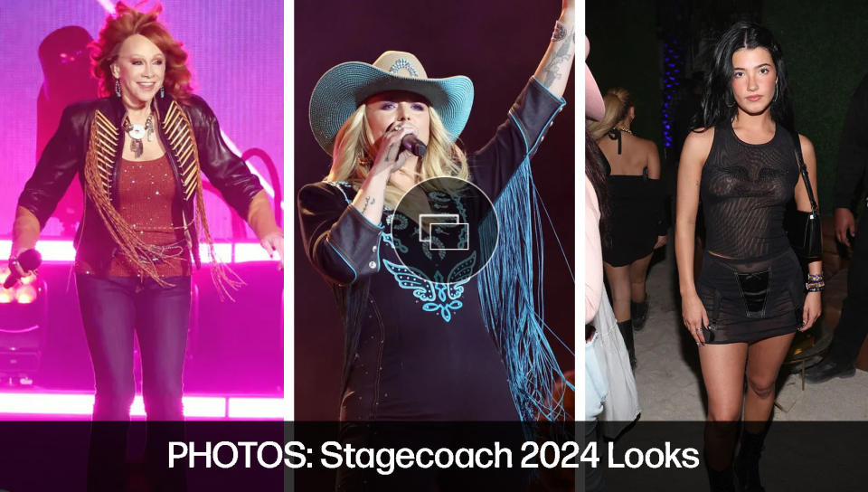 stagecoach 2024 miranda lambert, reba mcentire, celebrity photos