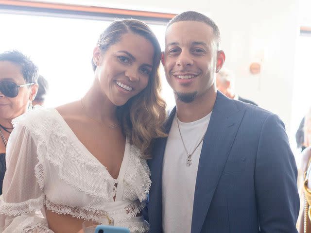 Callie Rivers Instagram Callie Rivers Curry and her husband Seth Curry.