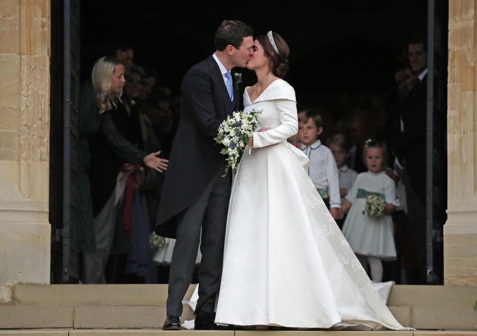 Princess Eugenie married Jack Brooksbank today in Windsor (PA Images)