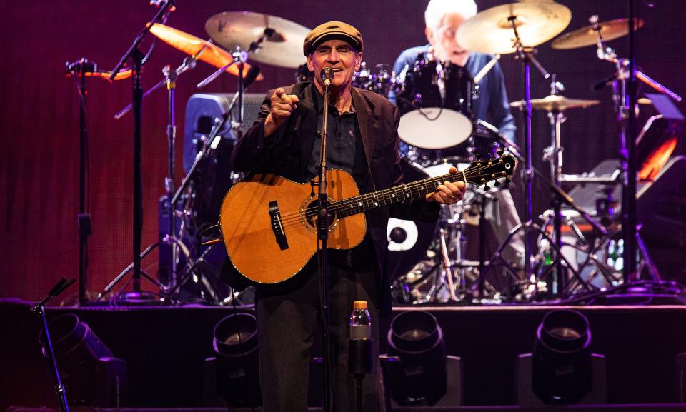 James Taylor will take the stage at the Dunkin' Donuts Center in Providence on July 1.