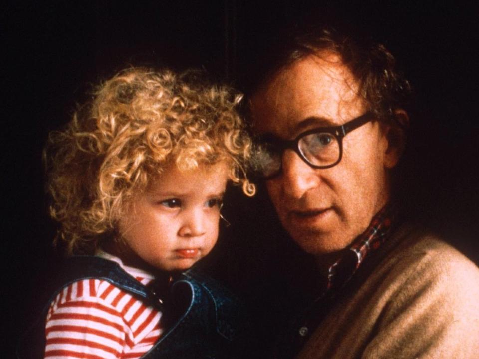 Dylan Farrow and Woody Allen in 1988Photoreporters/Shutterstock