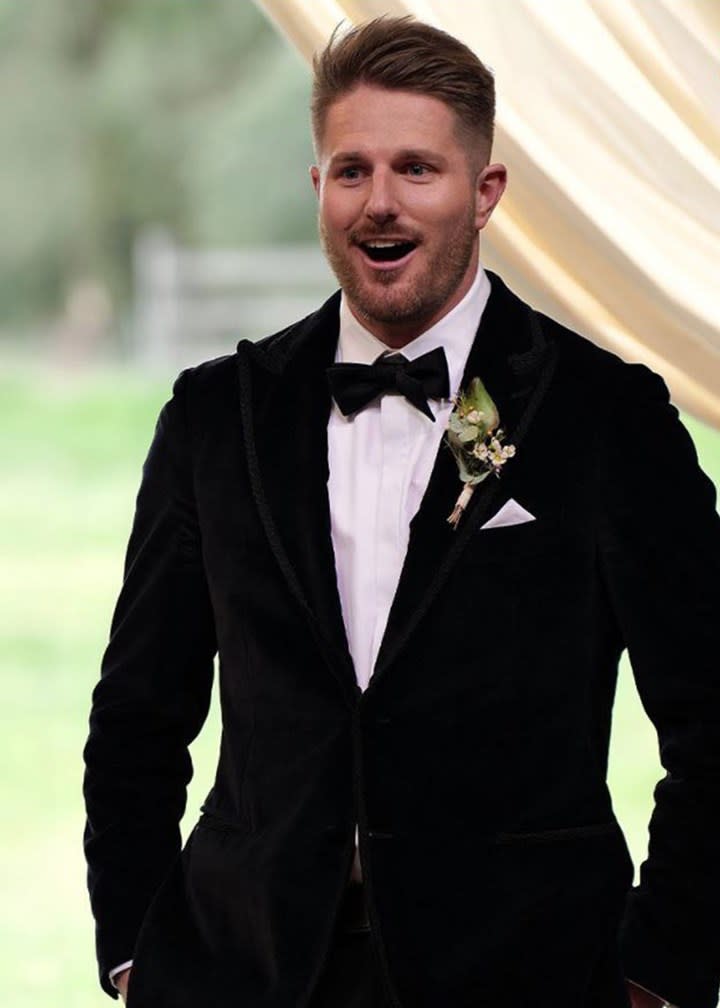 Bryce at his wedding on MAFS