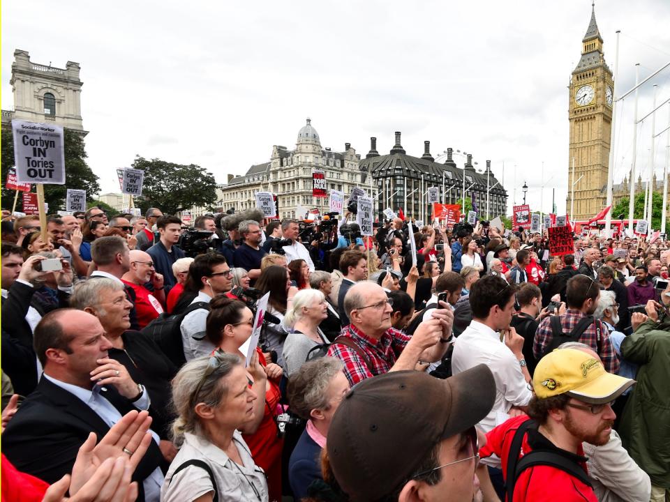 Corbyn rally