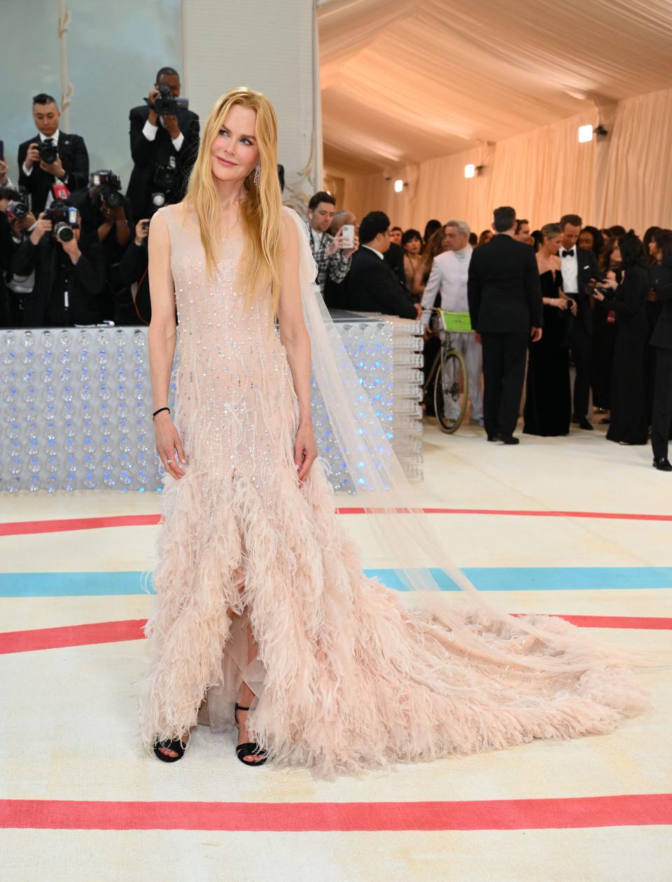 Nicole Kidman en la alfombra roja de la Met Gala 2023. (Photo by ANGELA WEISS / AFP) (Photo by ANGELA WEISS/AFP via Getty Images)