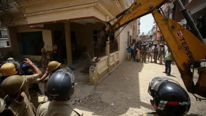 House demolished in India