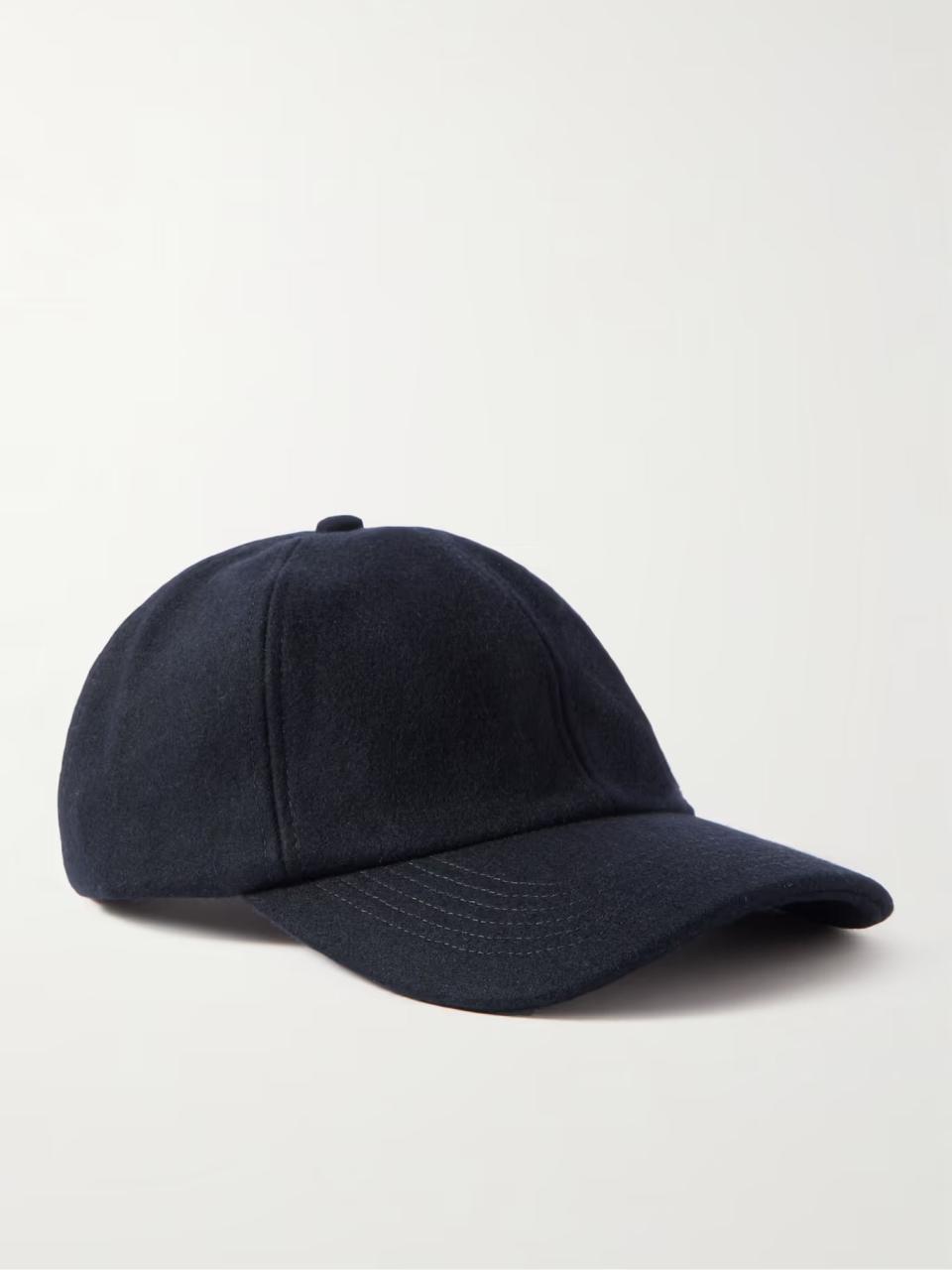 4) Wool-Blend Felt Baseball Cap