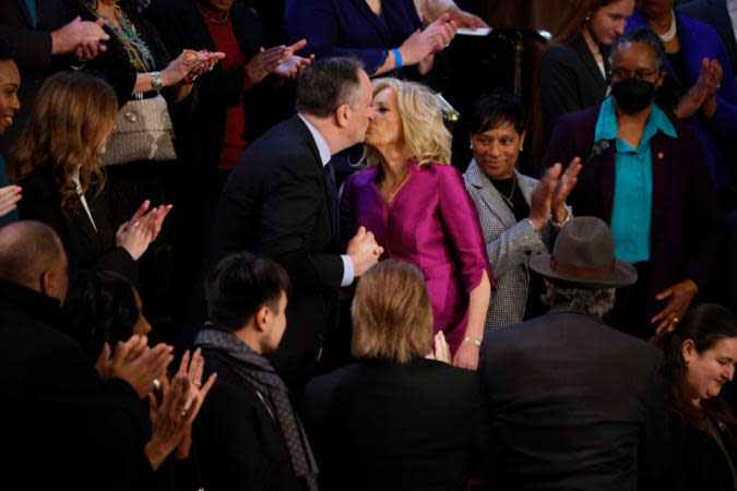 Doug Emhoff and Jill Biden