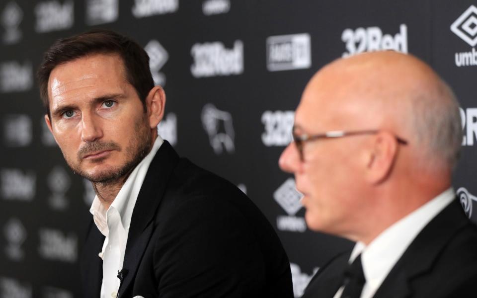 Frank Lampard will face Reading in his first Derby league game - PA