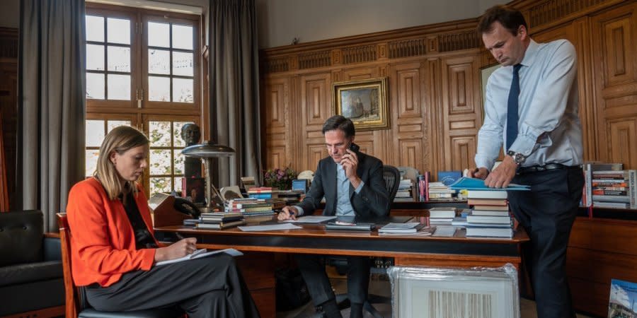 Mark Rutte holds talks with Volodymyr Zelenskyi, September 26, 2022