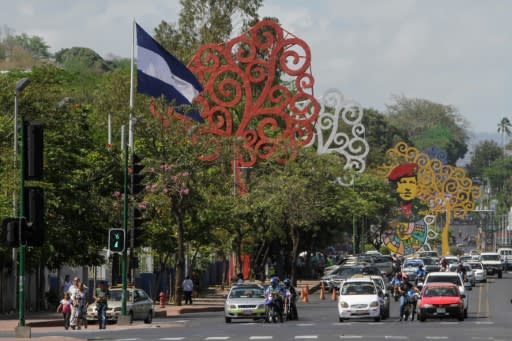 Murillo has imposed her eccentric taste on the capital, erecting colourful metal "trees of life" lit up at night