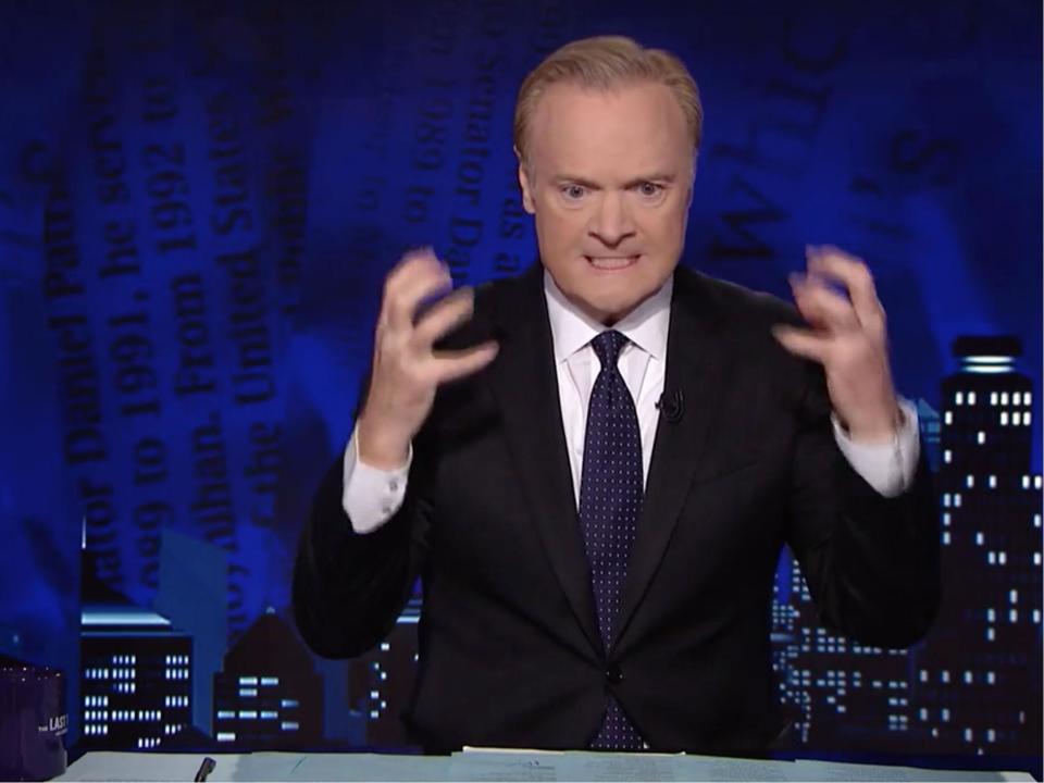 Veteran news anchor Lawrence O’Donnell caught on camera having screaming meltdown on set