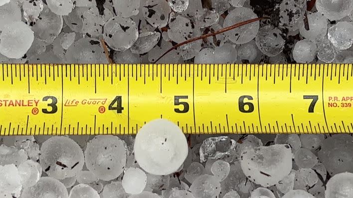 Hail in Lancaster County (Viewer)