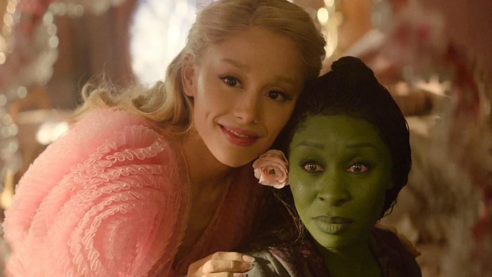 Ariana Grande and Cynthia Erivo play the witches of Oz in Wicked. (Universal/Alamy)