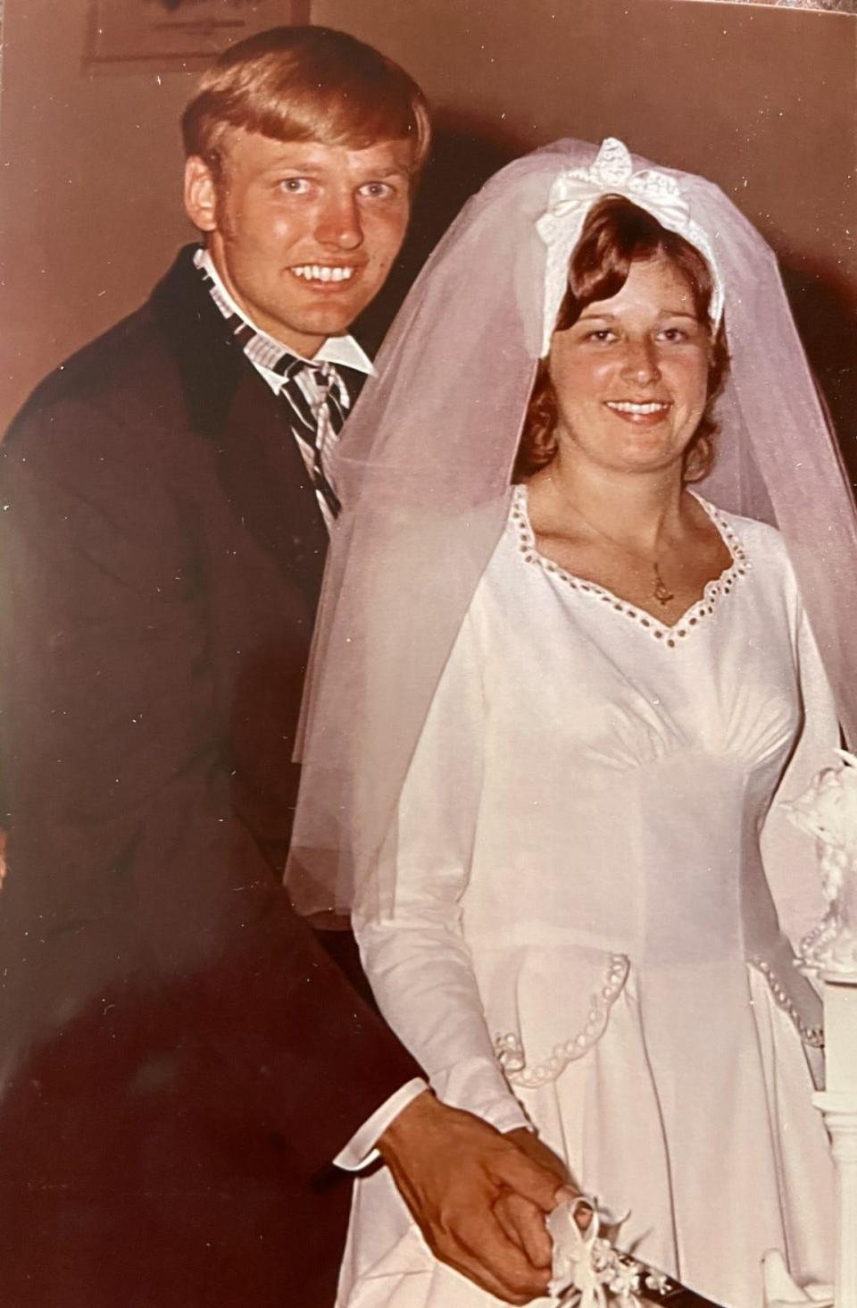 The couple in 1973