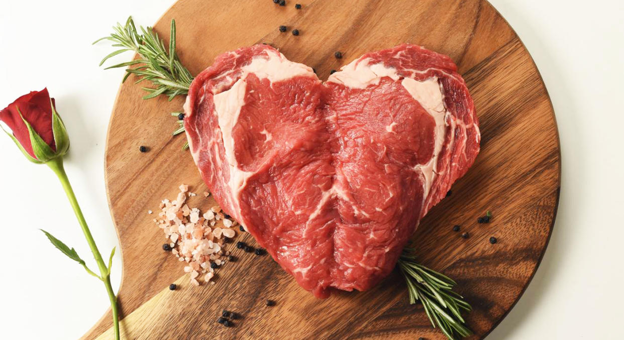 The Morrisons ‘Sweetheart steak’ is intended to be shared between two people. [Photo: Morrison’s]
