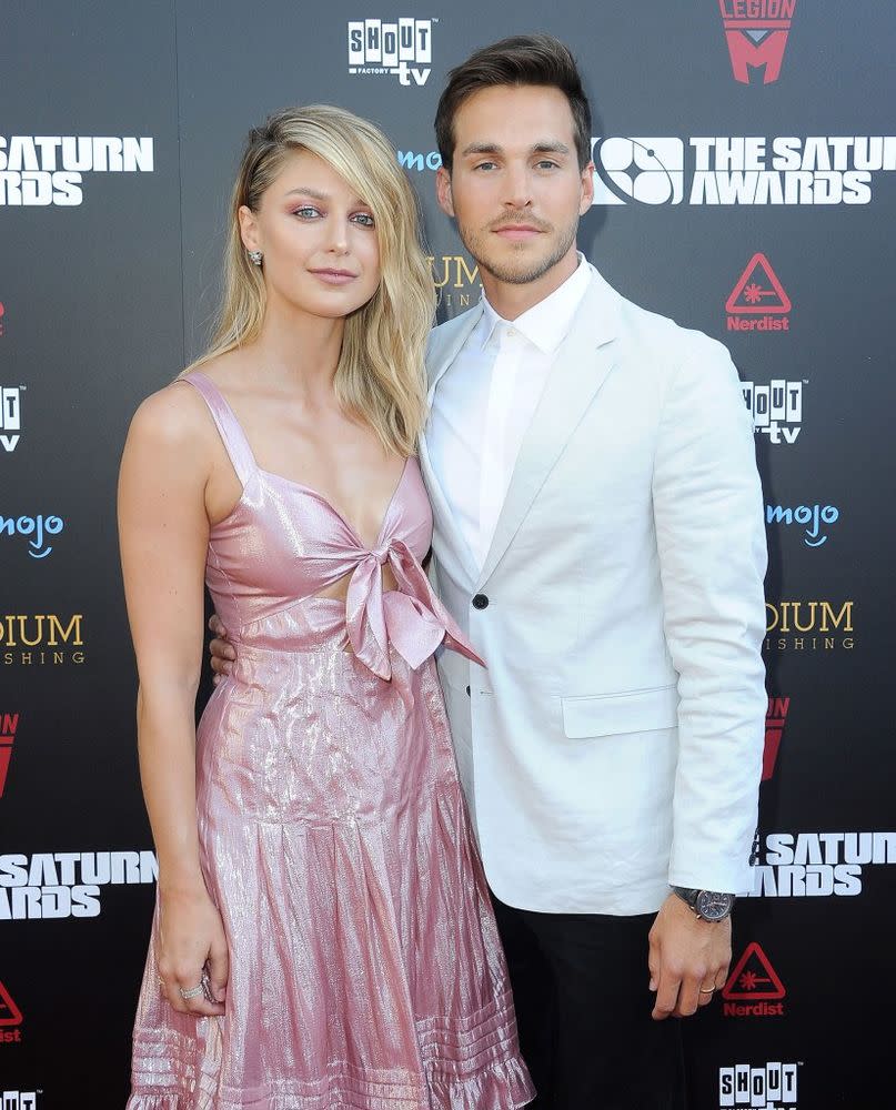 Melissa Benoist and Chris Wood | Albert L. Ortega/Getty Images