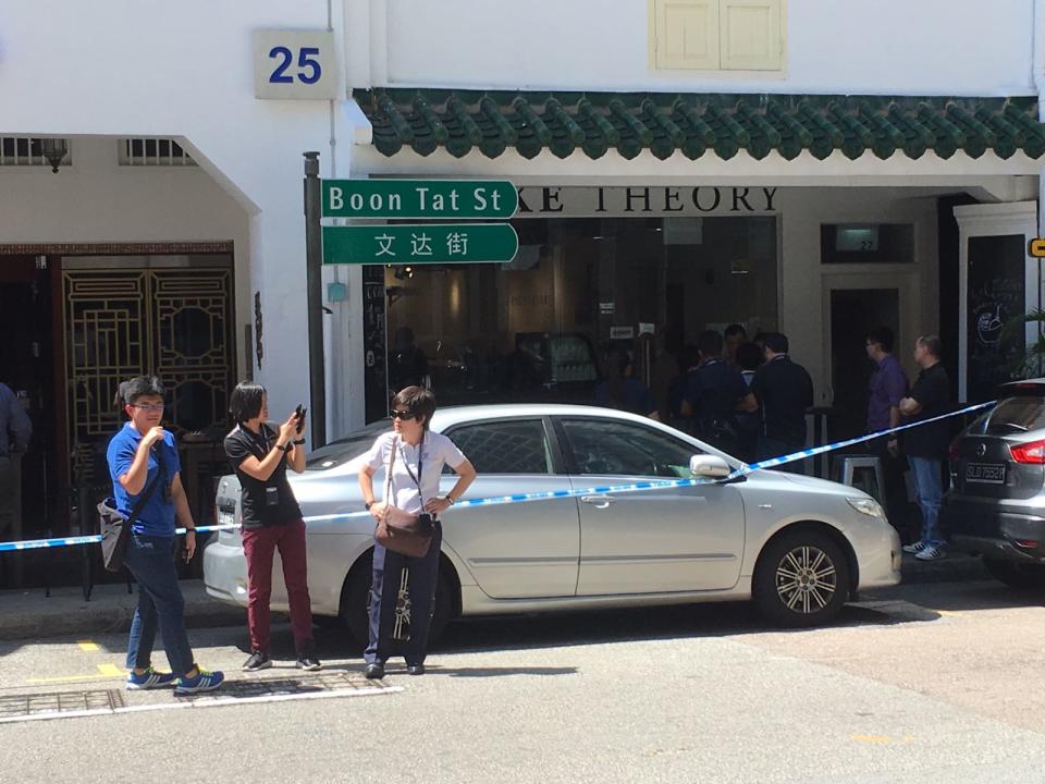 Man dies after alleged stabbing at Boon Tat street