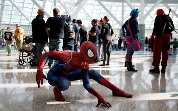 Spider-Man cosplayer