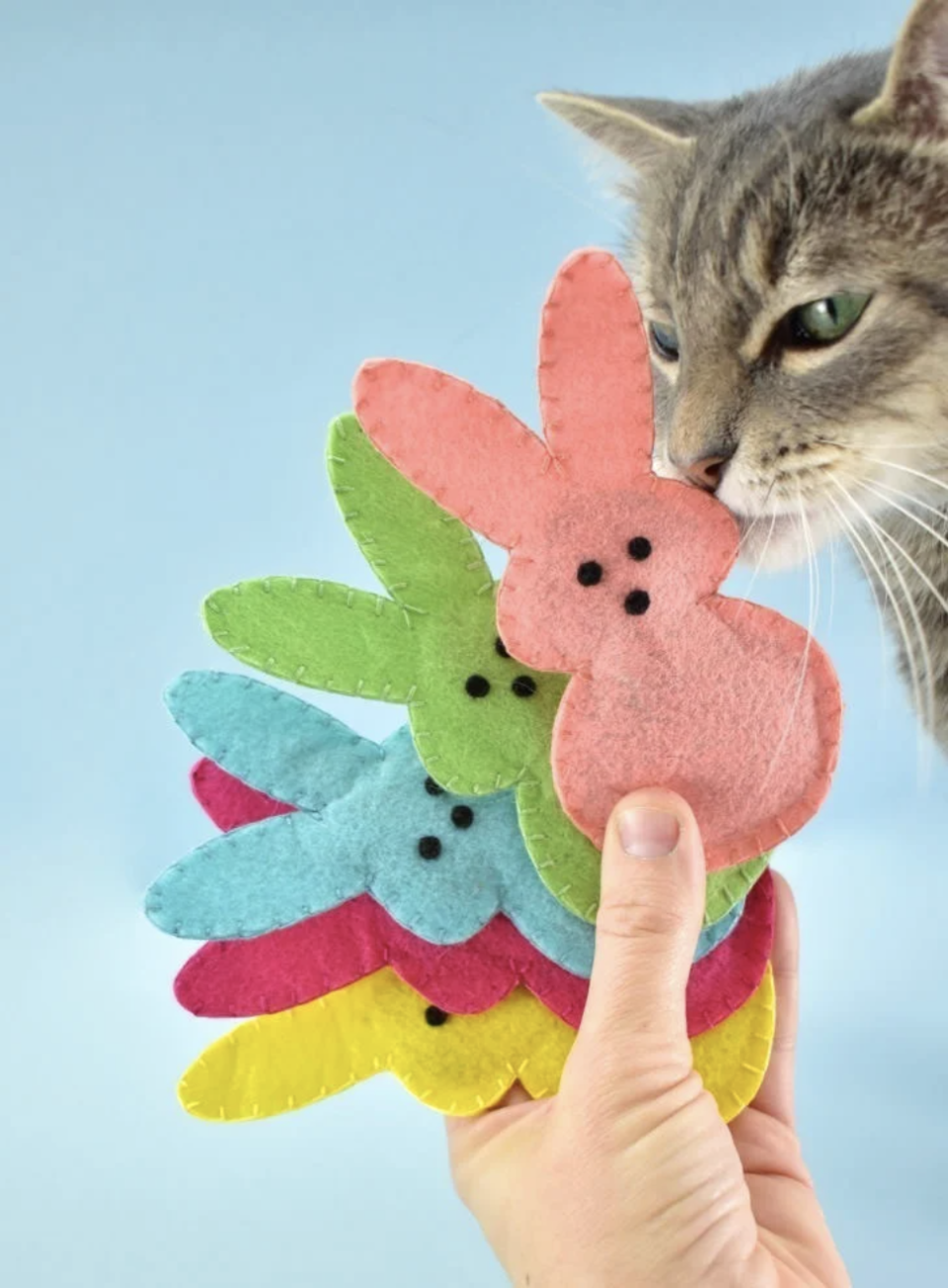 Easter Bunny Peeps Catnip Toys