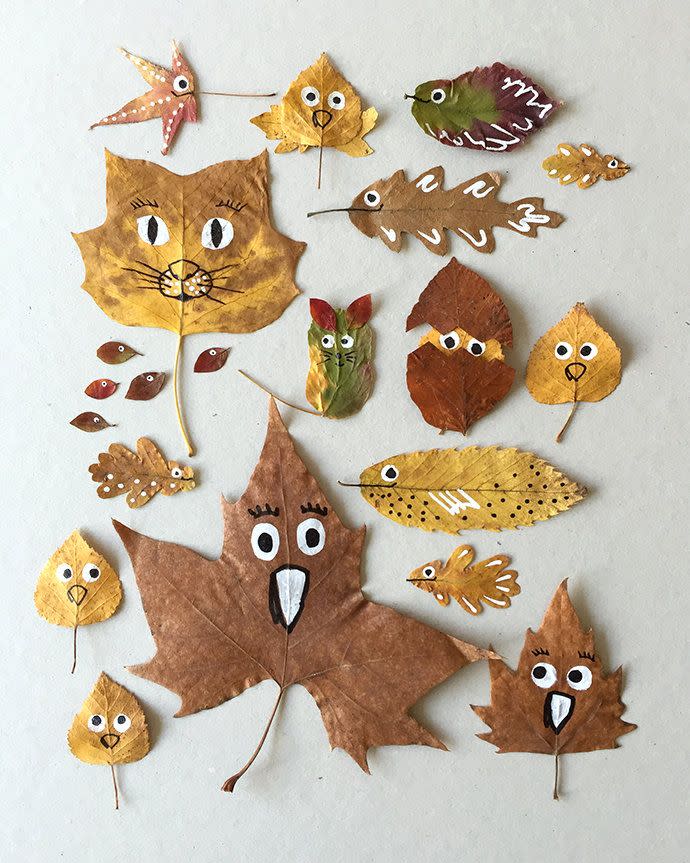 Quirky Leaf Friends