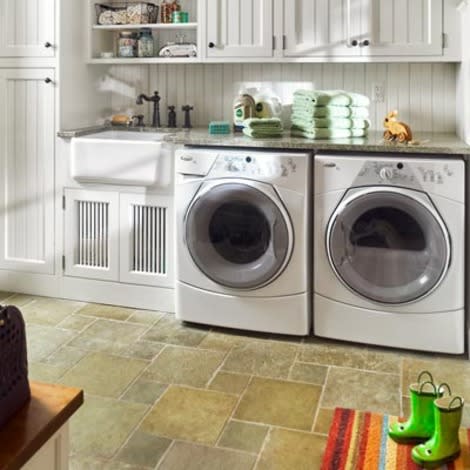 Organizing your laundry room.