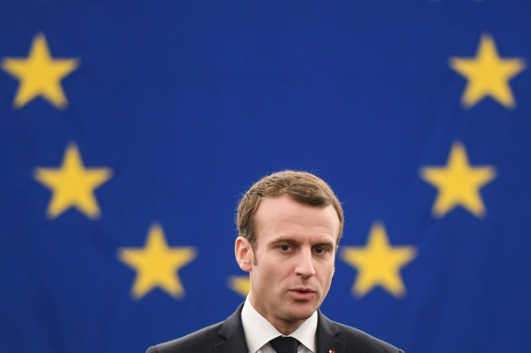 It is now time for "Germany to draw up its response by June" on proposed European reforms, French President Emmanuel Macron said