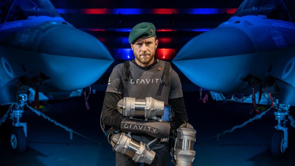 Despite its cool looks, the 50-lb. Jetsuit requires serious training. Gravity Industries has a facility at Goodwood Estate for wannabe Iron Men. - Credit: Courtesy DP Photos